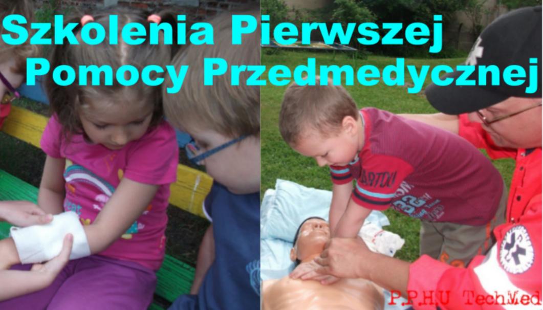 dzieci na kursie pierwszej pomocy